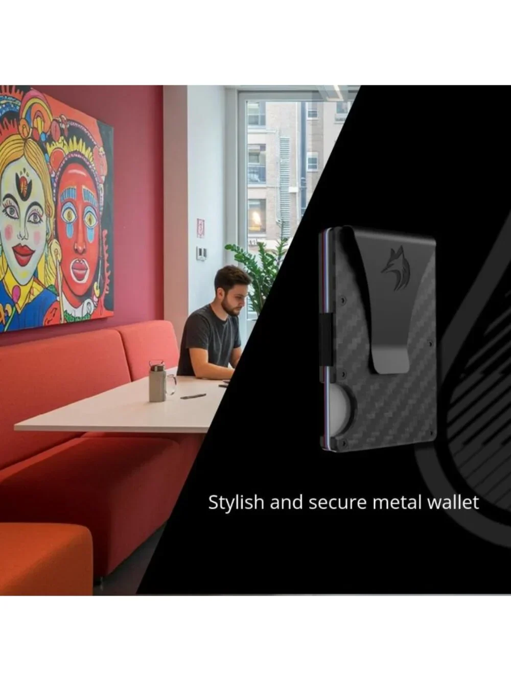 Slim RFID Blocking Wallet for Men - Lightweight, Durable, Compact Minimalist